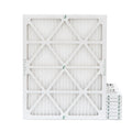 16x20x1 MERV 10 Pleated AC Furnace Air Filters by Glasfloss Industries. ( 8 Pack ) Exact Size: 15-1/2 x 19-1/2 x 7/8