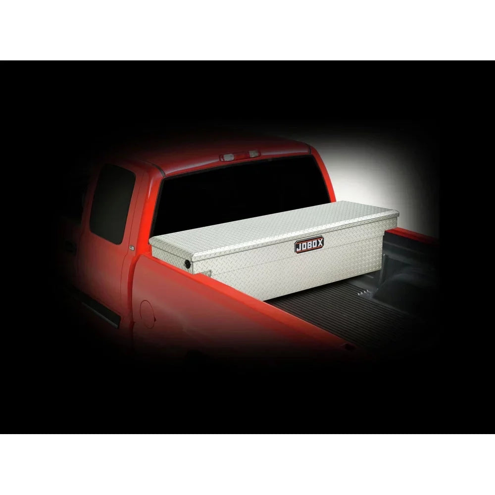 JOBOX PAC1582000 Aluminum Single Lid Deep Full-size Crossover Truck Box (Bright)