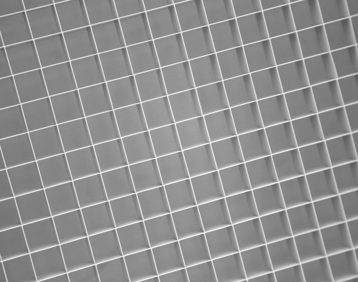 16" x 25" Cube Core Eggcrate Return Air Filter Grille 1" Filter - Aluminum - White Outer Dimensions: 18.5" x 27.5
