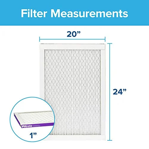 Filtrate 20x24x1, AC Furnace Air Filter, MPR 1500, Healthy Living Ultra Allergen, 6-Pack