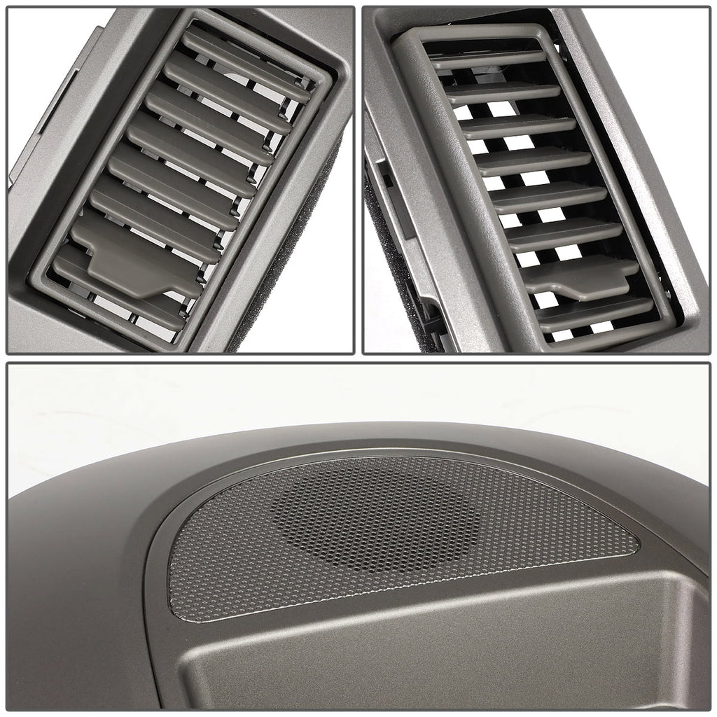 DNA Motoring ZTL-Y-0162 For 2004 to 2006 Nissan Titan Armada SE XE Factory Style Instrument Panel Lid Console Dash Bezel with Center Speaker 05