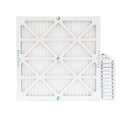12 Pack of 10x10x1 MERV 10 Pleated Air Filters by Glasfloss. Actual Size: 9-1/2 x 9-1/2 x 7/8