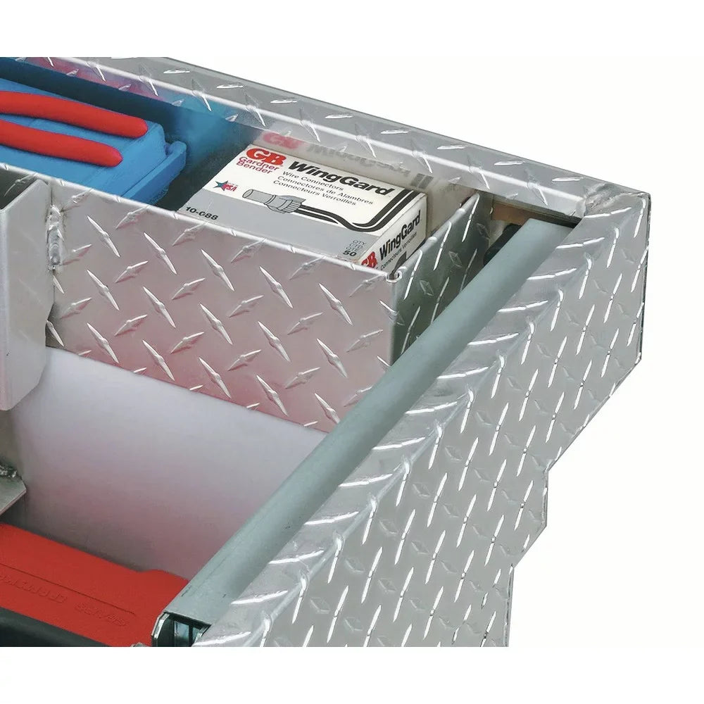JOBOX PAC1582000 Aluminum Single Lid Deep Full-size Crossover Truck Box (Bright)