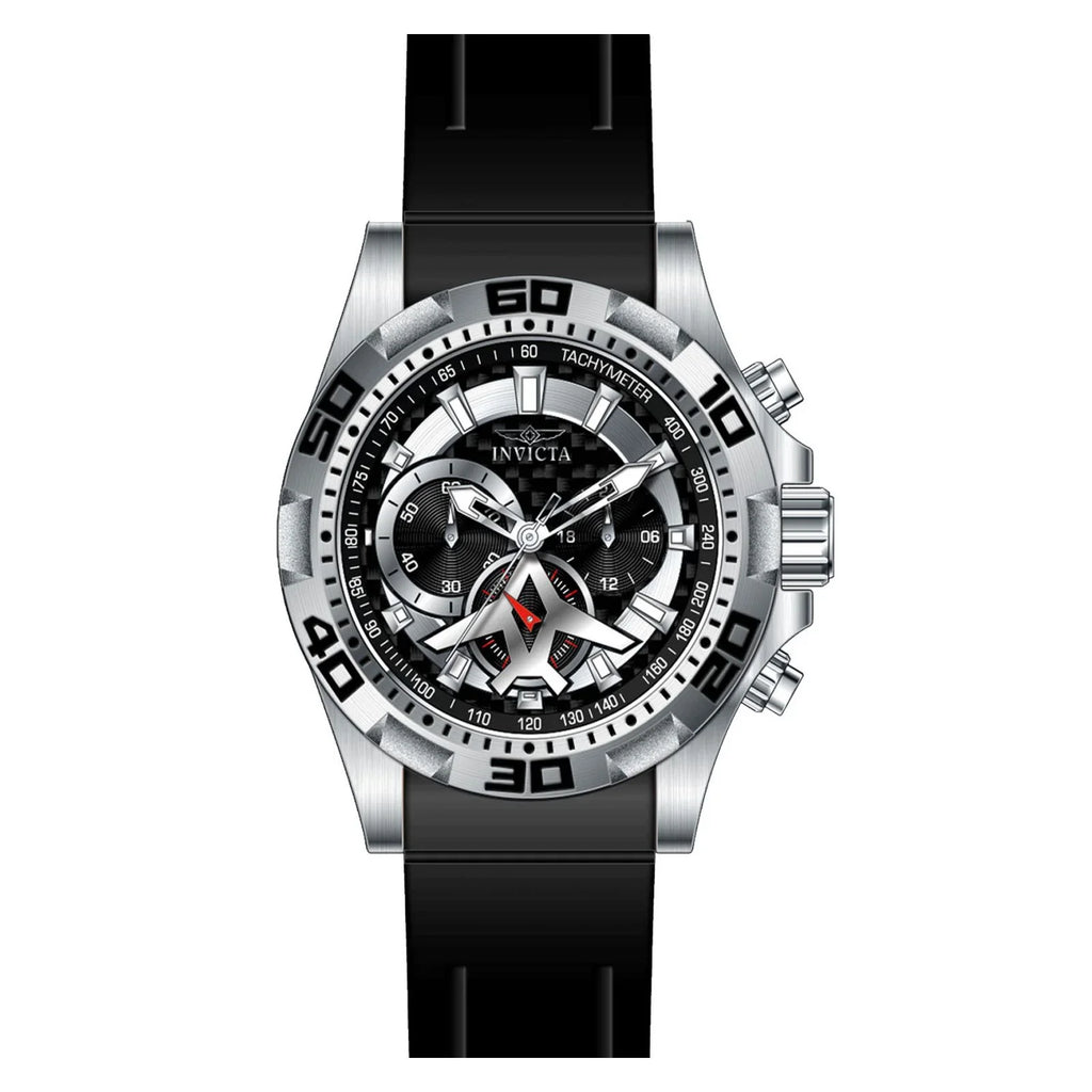 Invicta Aviator Multi-Function Black Carbon Fiber Dial Men's Watch 21735