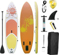 Deluxe Pink Inflatable Stand Up Paddle Board - Complete kit with multiple accessories and backpack easy carrying - 27.55 - Experience stability and ease with our versatile paddle board!