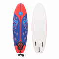 Anself Surfboard with Leash and Fins, Beach Surfing Board Kit Beginners Youth and Adults 66.9 x 18.4 x 3.1 Inches (L x W x T)