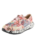 Spring Step L'Artiste Women's Cabaret Sequin Leather Fashion Sneakers - Stylish Comt with a Sparkling Touch Pink Multi EU 35 / US 5