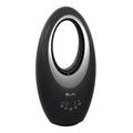 Livepure Bladeless Auto-Duster Fan, Oscillating Fan with Filter, Cooling Air Circulator- Graphite