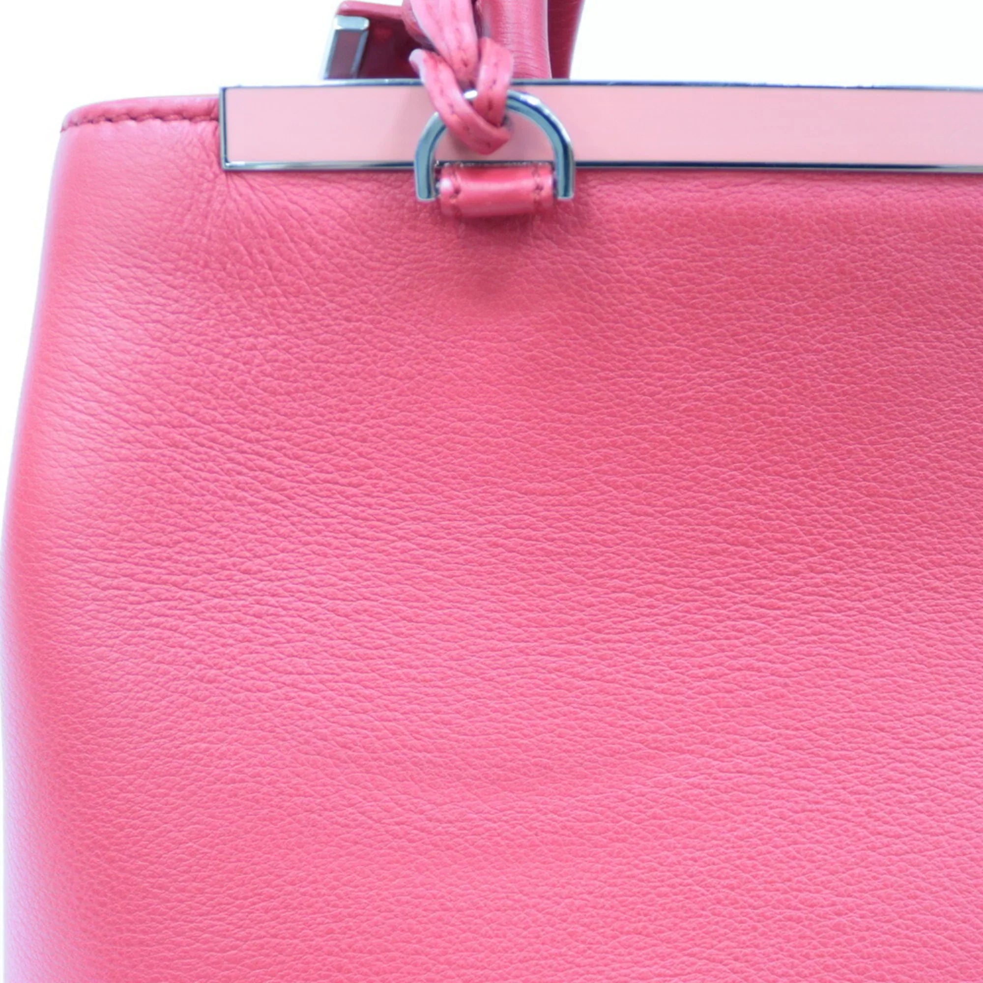 Pre-Owned FENDI Shoulder Bag Handbag Toujour Red Ladies (Fair)