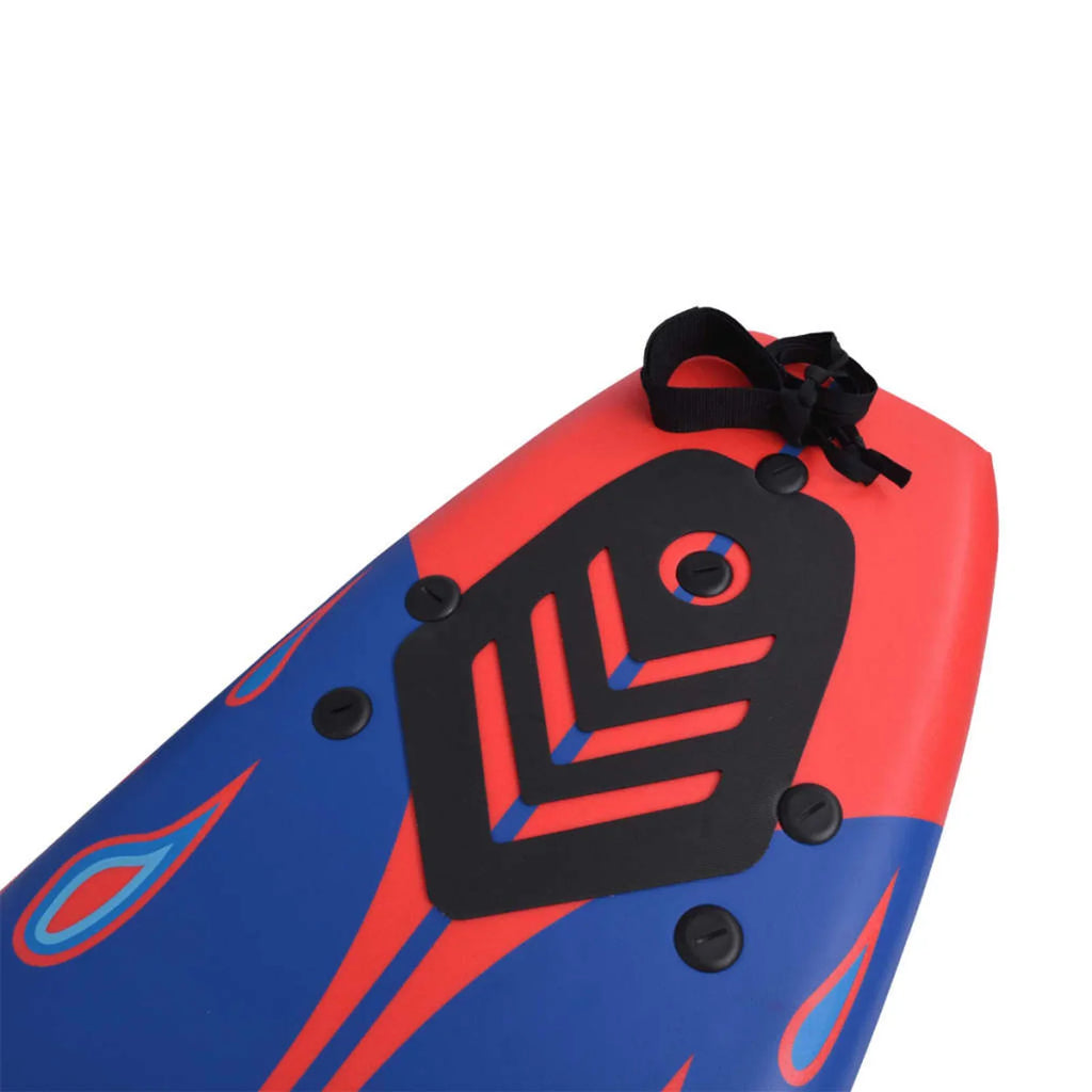 Anself Surfboard with Leash and Fins, Beach Surfing Board Kit Beginners Youth and Adults 66.9 x 18.4 x 3.1 Inches (L x W x T)