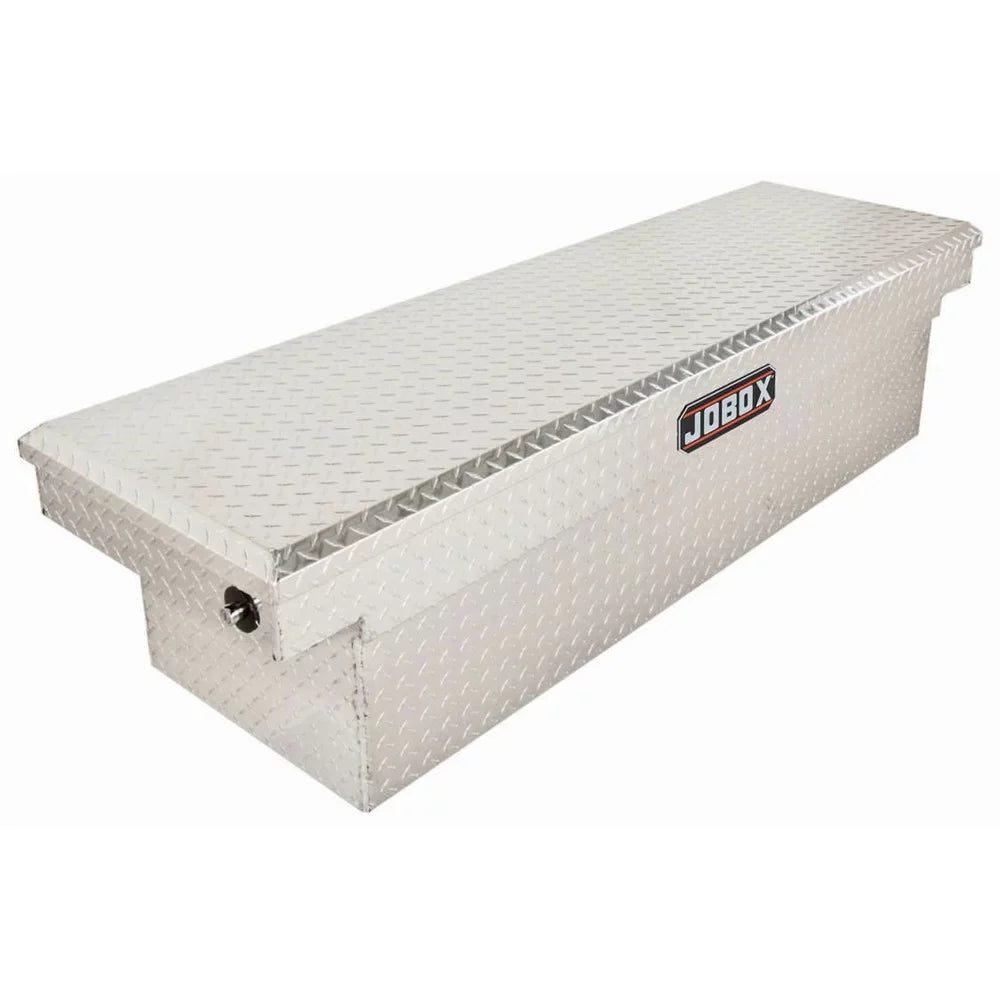 JOBOX PAC1582000 Aluminum Single Lid Deep Full-size Crossover Truck Box (Bright)