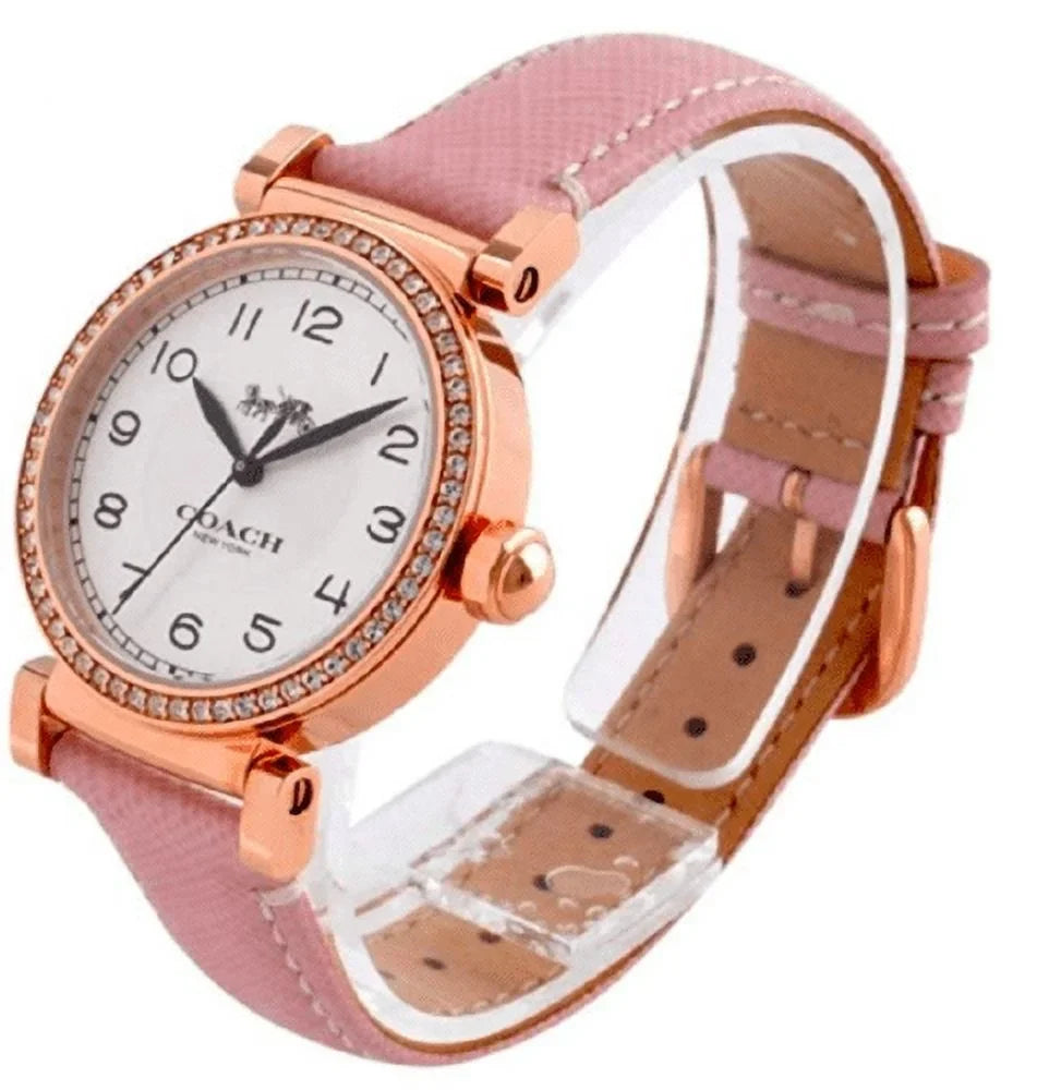 Coach 14503395 Madison Leather Strap Women's Watch
