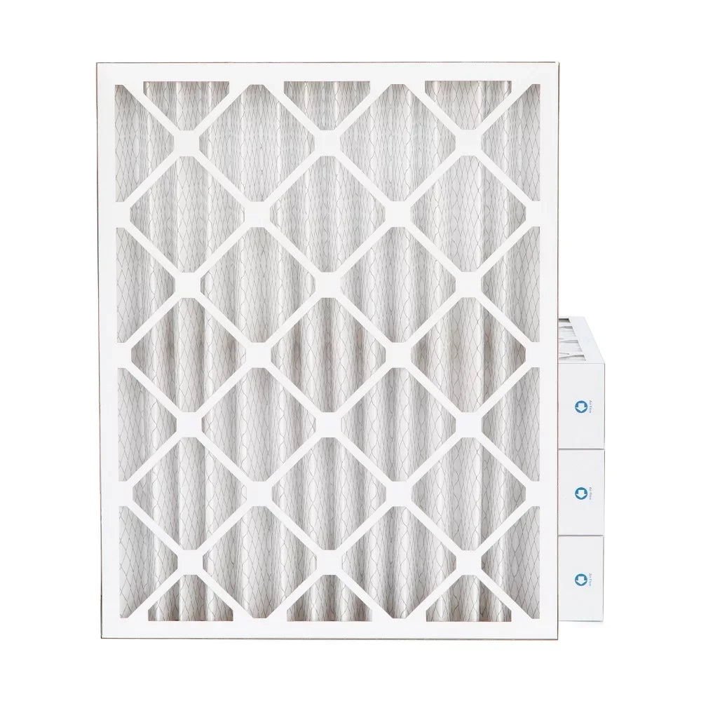 20x25x4 MERV 8 Pleated AC Furnace Air Filters. 4 Pack