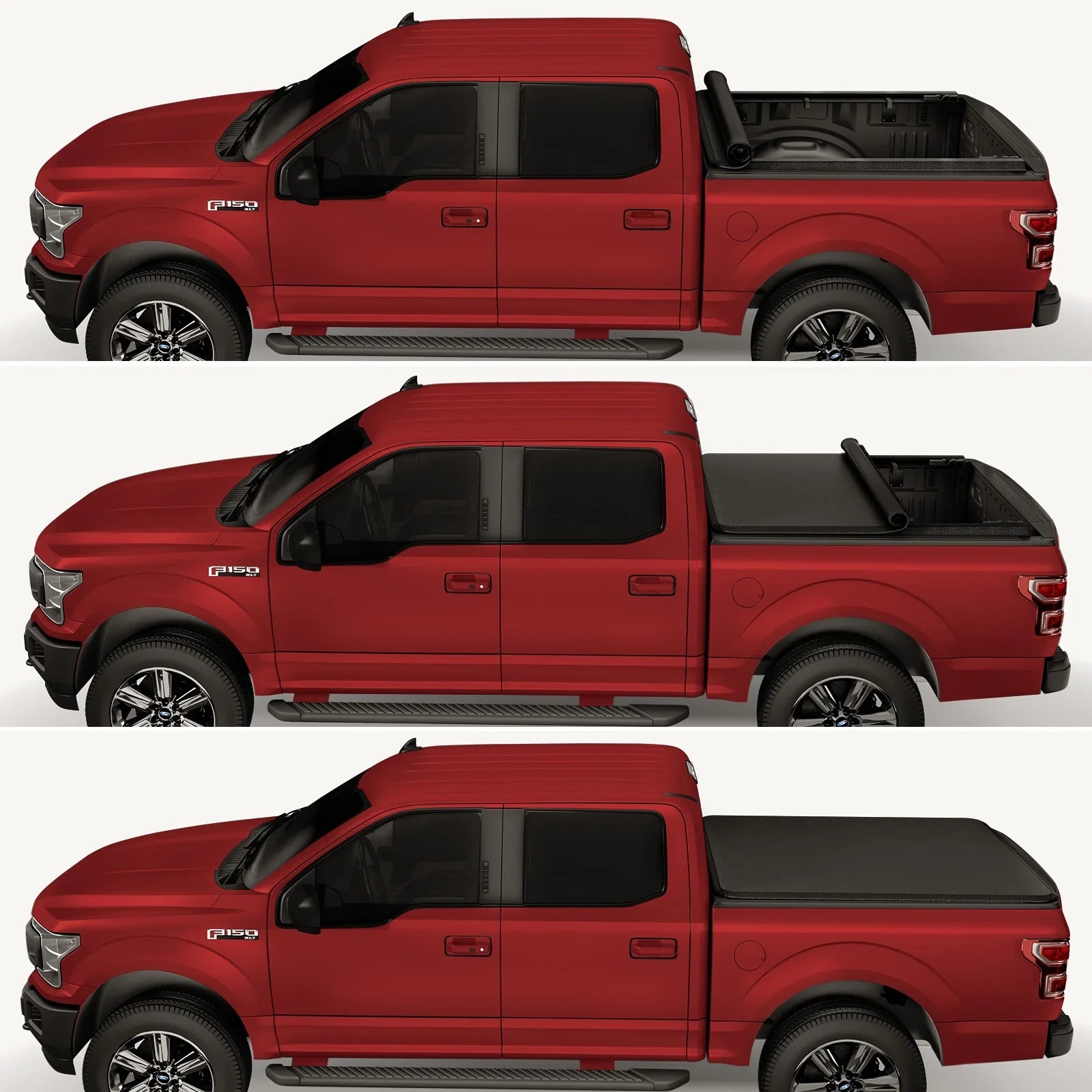 Kikito Vinyl Soft Roll-Up Tonneau Coating Truck Bed 2022-2024 Tundra 6.7FT (78.7") Bed w/o Trail Edition ( Models Without The Deck Rail System)