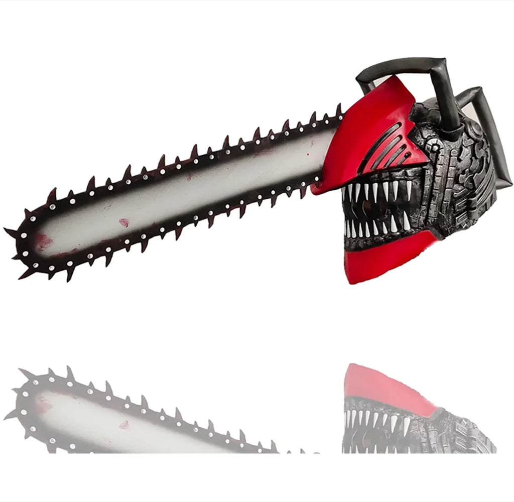 Anime Chainsaw Man Denji Cosplay Prop Mask Helmet Handsaw Cosplay Props Christmas Fancy Party Costume