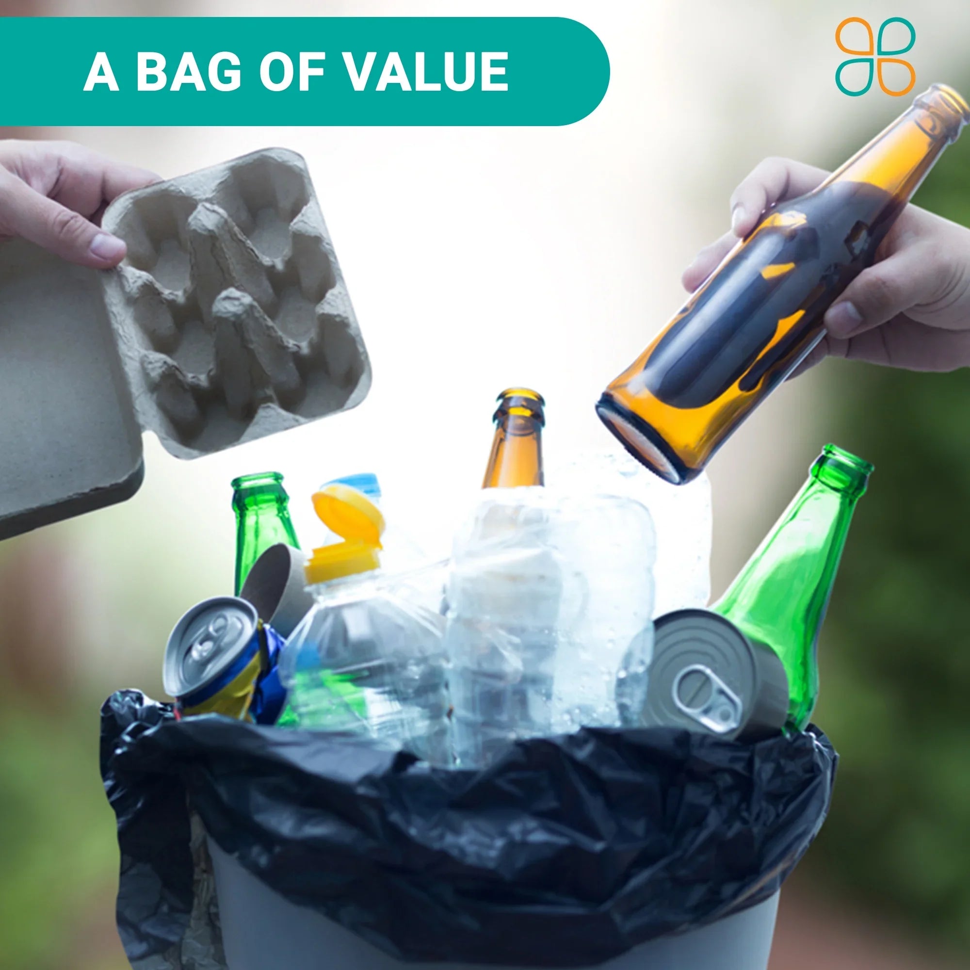 PlasticMill 42 Gallon, Black, 1.5 MIL, 33x48, 100 Bags/Case, Garbage Bags / Trash Can Liners.