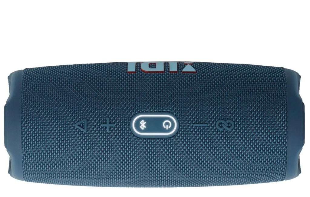 JBL Charge 5 Bluetooth Speaker, IP67 Waterproof Bundle with Deluxe CCI Hardshell Protective Case (Blue)