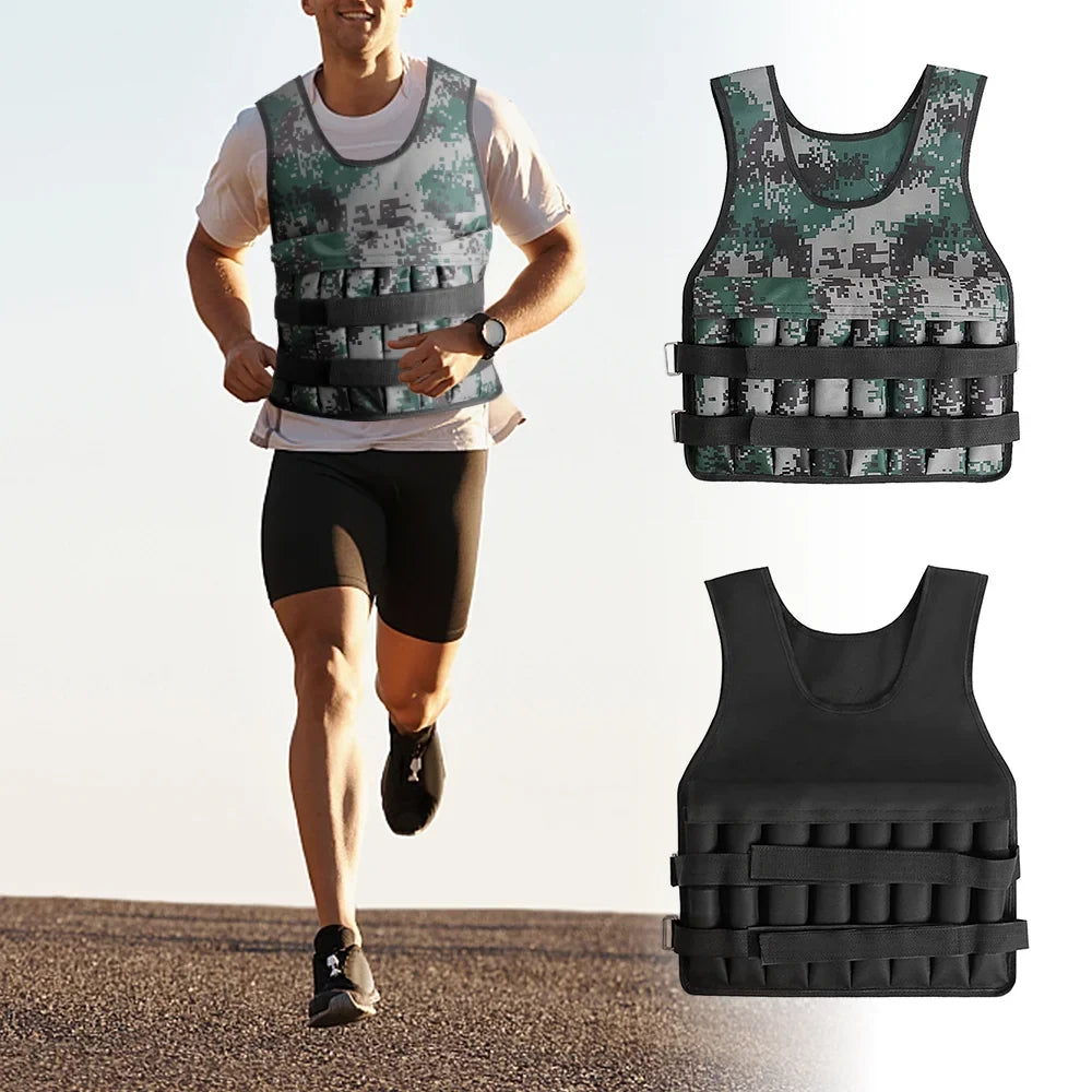Apexeon Adjustable Weighted Vest Exercises and Fitness - Enhance Muscle Building and Weight Loss Efts