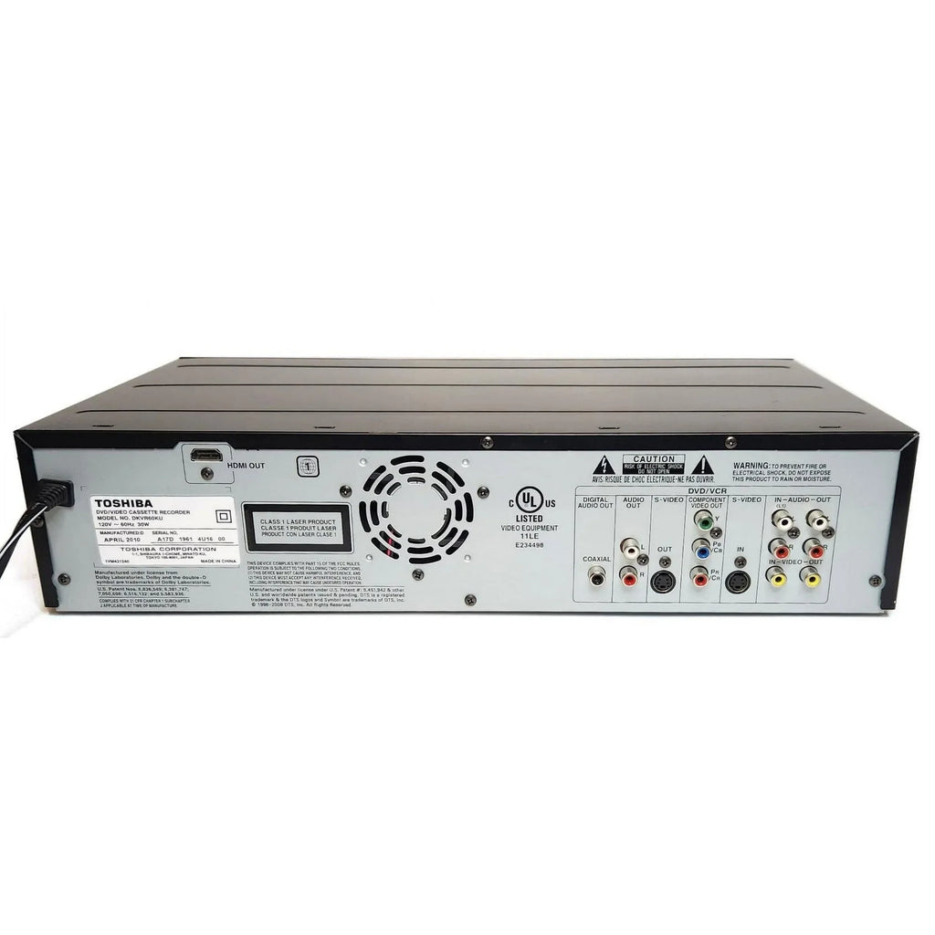 Toshiba DKVR60 (NEW) DVD/VCR Recorder Combo AV, Manual, Remote Included