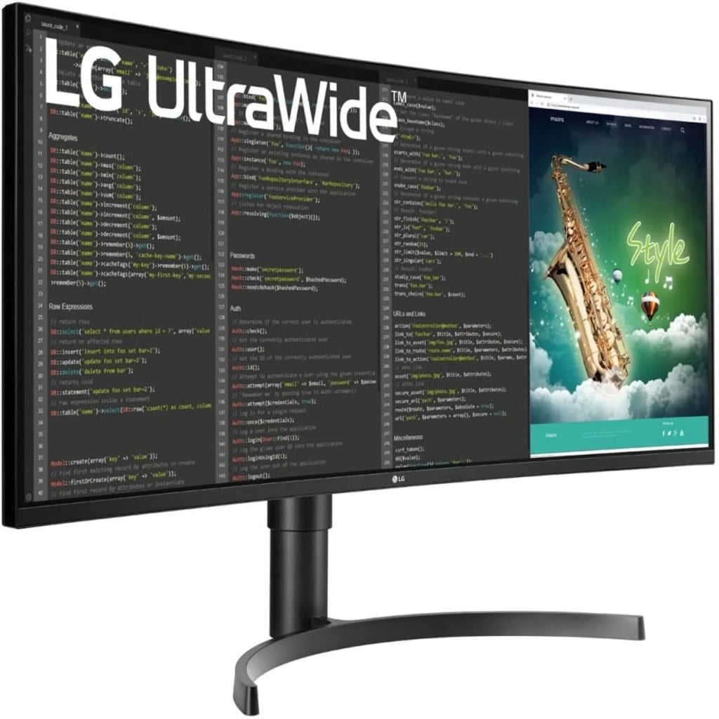LG Ultrawide 35WN65C-B 35" Class WQHD Curved Screen Gaming LCD Monitor, 21:9