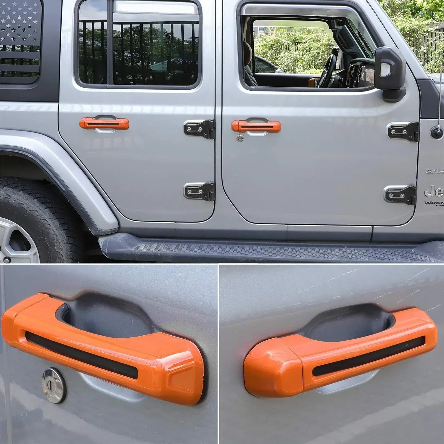 Teledu 10X Door & Tailgate Handle Protection Trim JLU 4Door