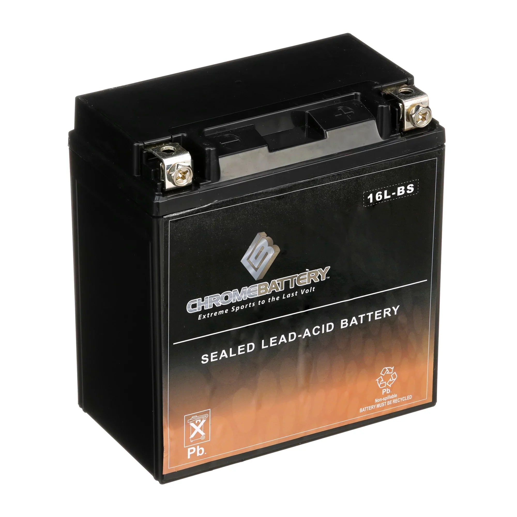 Chrome Battery Ytx16L-Bs Jet Ski Battery Brp Sea-Doo All Other Models 1995 Replaces Es-16Clb