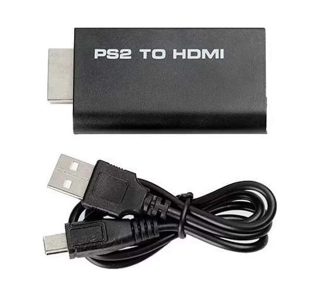 5-Packs PS2 to HDMI Converter Adapter HDMI HD Video Audio Output + USB Power Cable