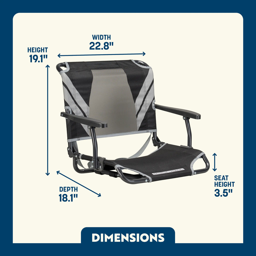Big Comfort Stadium Chair™ with Armrests | Reserve DR56