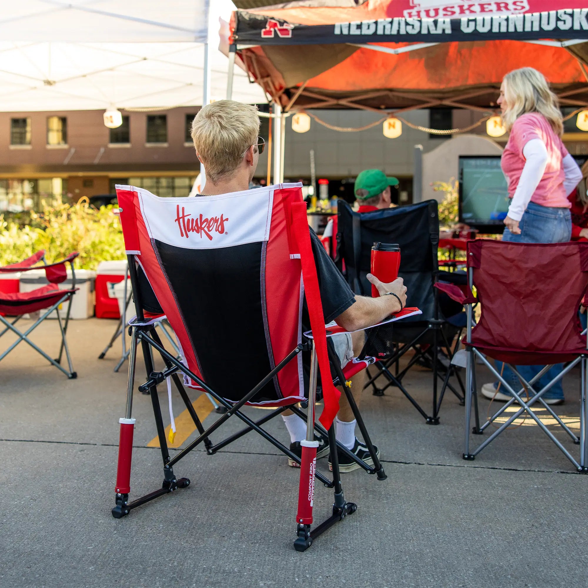 College Comfort Pro Rocker™ - Nebraska Cornhuskers | Choice MI93