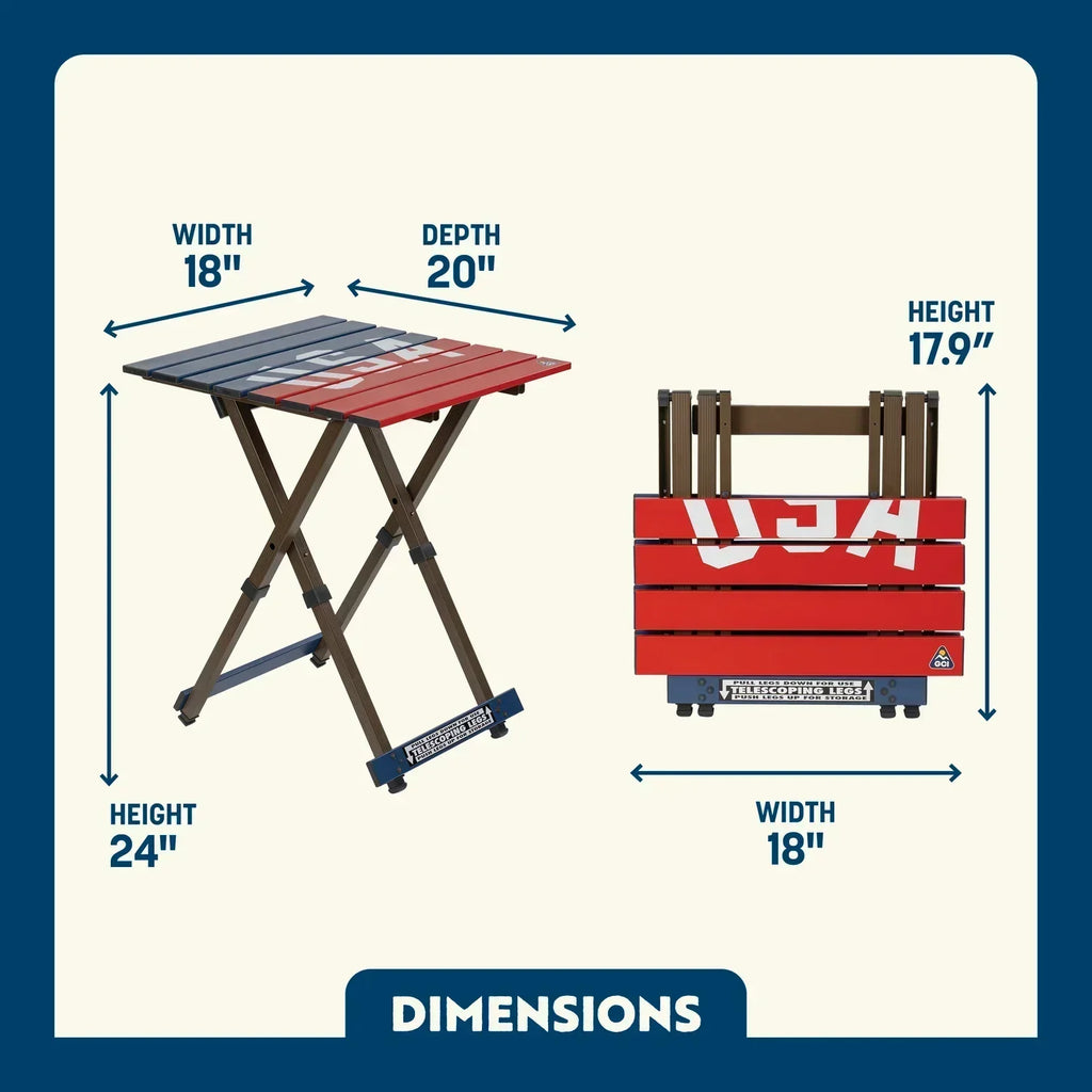 Compact Camp Table 20™ - USA Anniversary Deluxe | Reserve SP97