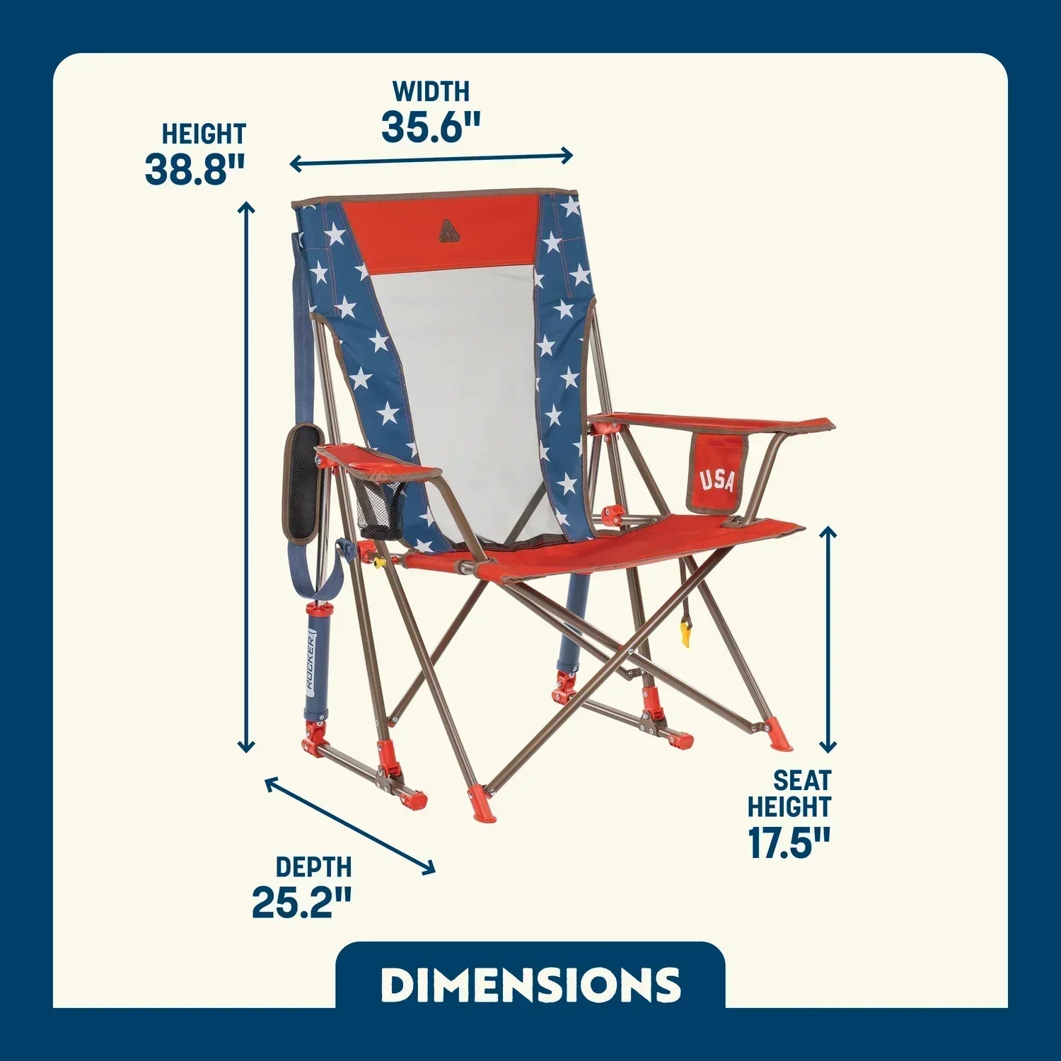 Comfort Pro Rocker™ - USA Anniversary Deluxe | Cut KA26